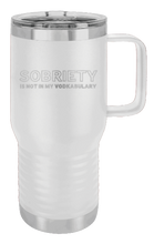 Load image into Gallery viewer, Sobriety Laser Engraved Mug (Etched)
