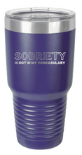 Load image into Gallery viewer, Sobriety Laser Engraved Tumbler (Etched)
