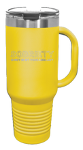 Load image into Gallery viewer, Sobriety 40oz Handle Mug Laser Engraved
