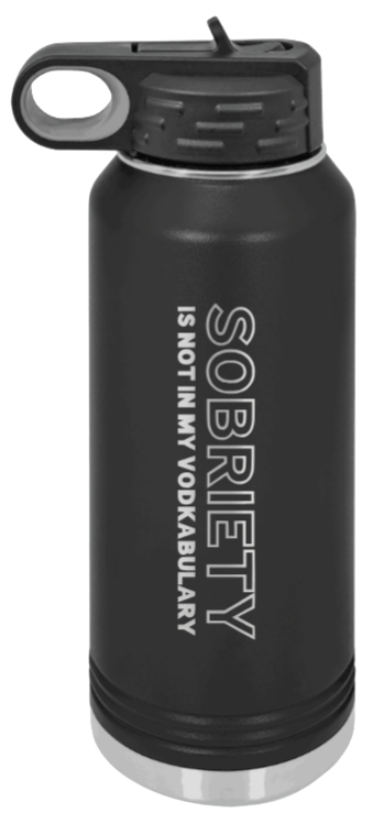 Sobriety - 32oz Mug Laser Engraved- Black