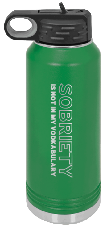Sobriety - 32oz Mug Laser Engraved- Green