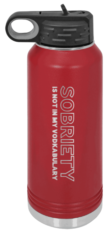 Sobriety - 32oz Mug Laser Engraved- Maroon