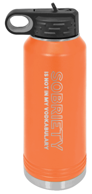 Sobriety - 32oz Mug Laser Engraved- Orange