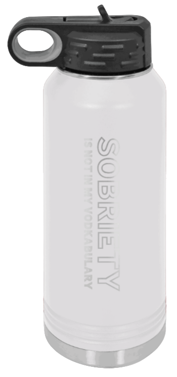 Sobriety - 32oz Mug Laser Engraved- White