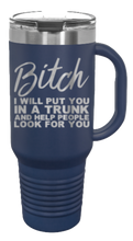 Load image into Gallery viewer, Put You In a Trunk 40oz Handle Mug Laser Engraved
