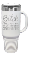 Load image into Gallery viewer, Put You In a Trunk 40oz Handle Mug Laser Engraved
