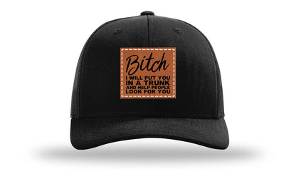 Put You In A Trunk Leather Patch Richardson 112 Hat