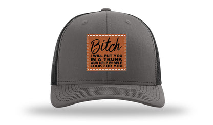 Put You In A Trunk Leather Patch Richardson 112 Hat