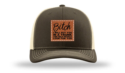 Put You In A Trunk Leather Patch Richardson 112 Hat