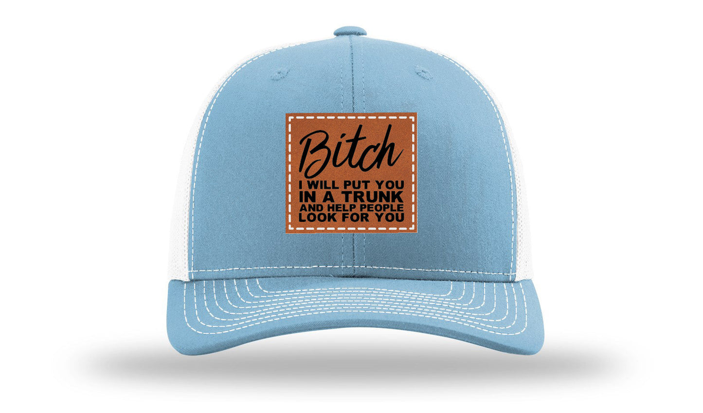 Put You In A Trunk Leather Patch Richardson 112 Hat