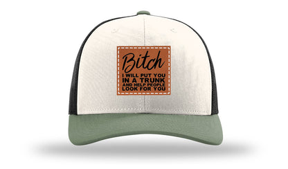 Put You In A Trunk Leather Patch Richardson 112 Hat