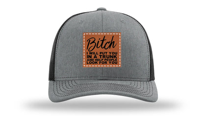 Put You In A Trunk Leather Patch Richardson 112 Hat