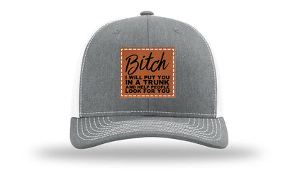 Put You In A Trunk Leather Patch Richardson 112 Hat