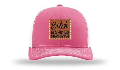 Put You In A Trunk Leather Patch Richardson 112 Hat