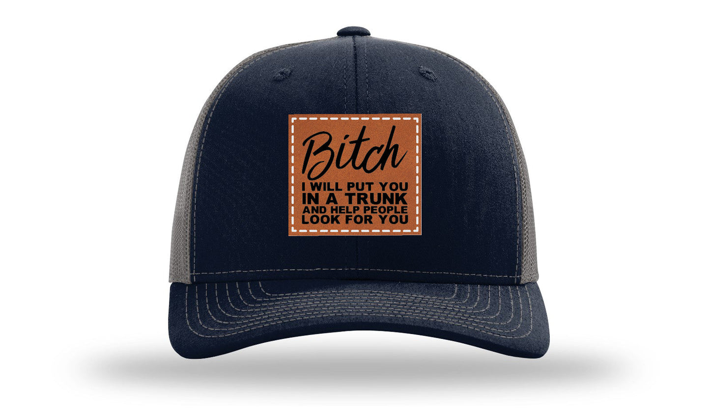 Put You In A Trunk Leather Patch Richardson 112 Hat