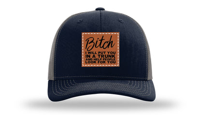 Put You In A Trunk Leather Patch Richardson 112 Hat