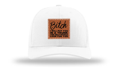 Put You In A Trunk Leather Patch Richardson 112 Hat