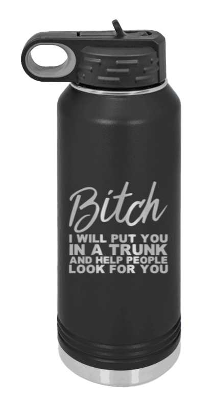 Put You In A Truck - 32oz Mug Laser Engraved- Black