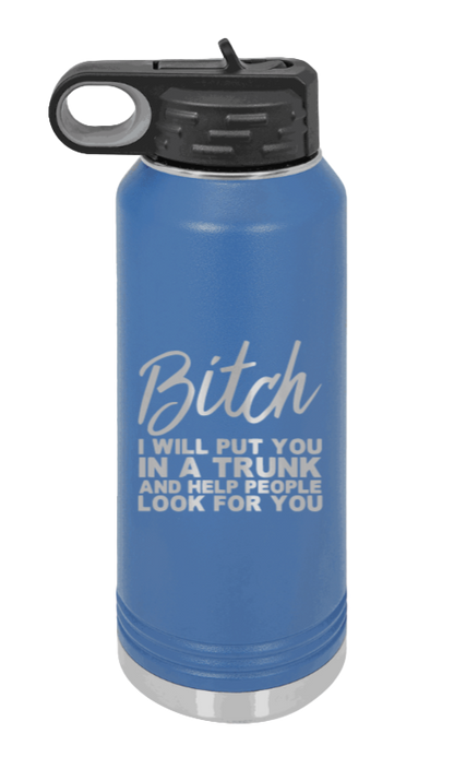 Put You In A Truck - 32oz Mug Laser Engraved- Royal Blue