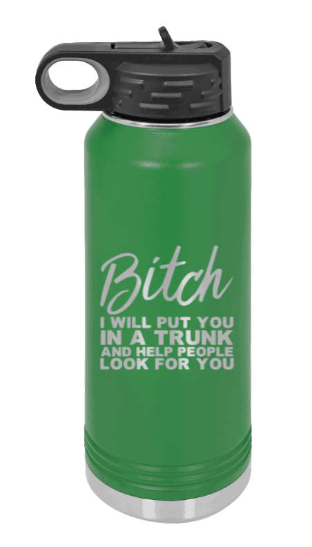 Put You In A Truck - 32oz Mug Laser Engraved- Green