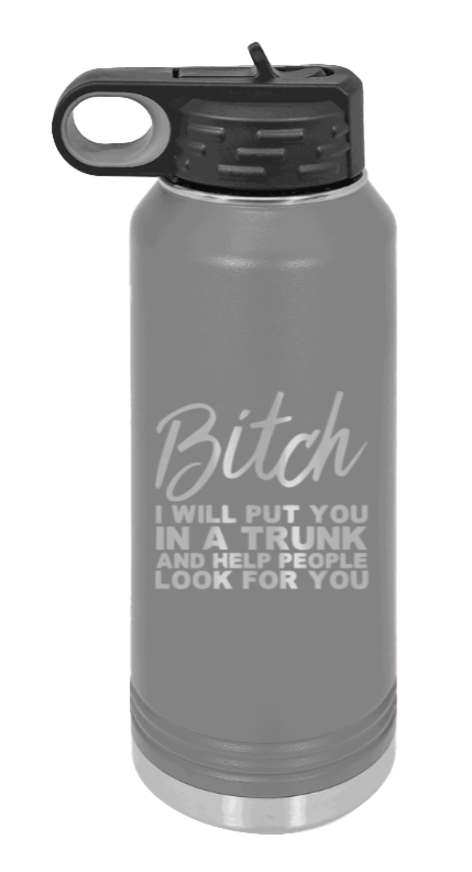 Put You In A Truck - 32oz Mug Laser Engraved- Dark Grey