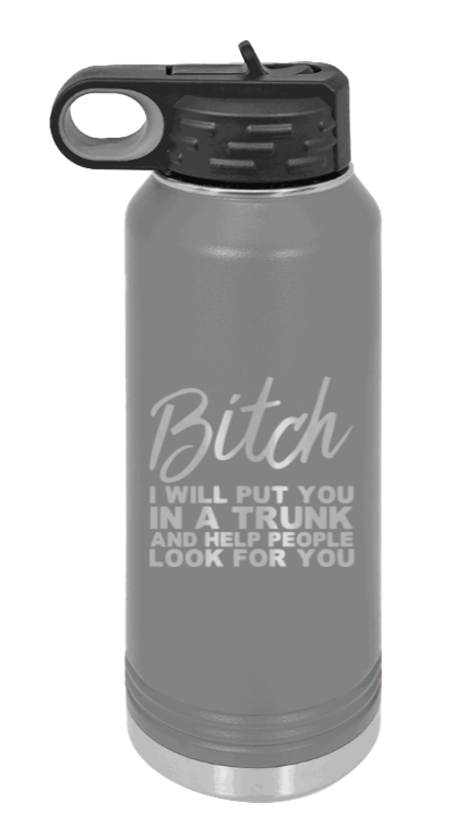 Put You In A Truck - 32oz Mug Laser Engraved- Dark Grey