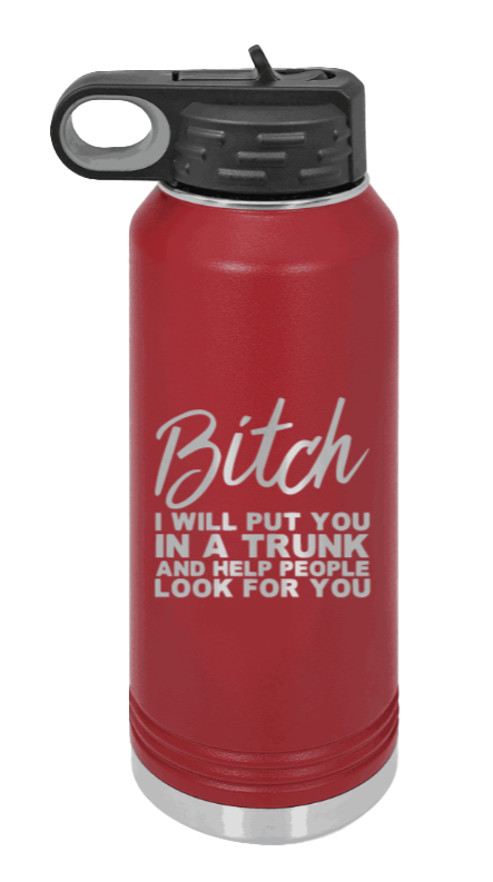 Put You In A Truck - 32oz Mug Laser Engraved- Maroon