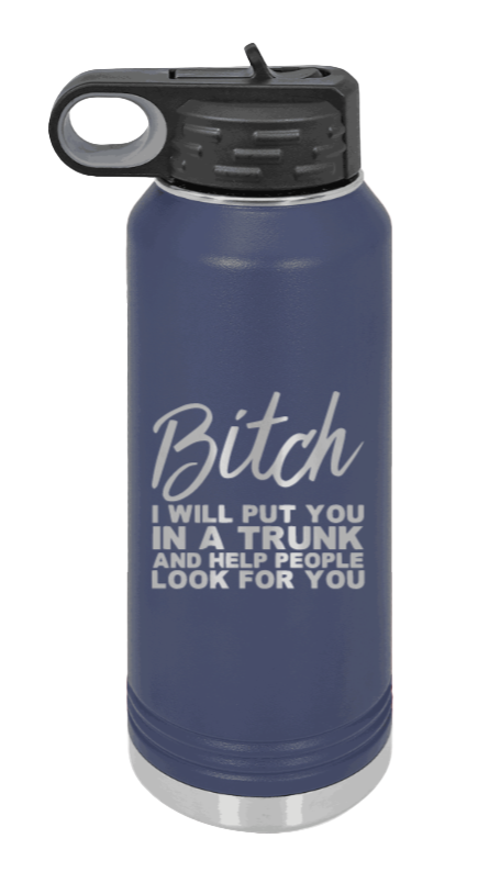 Put You In A Truck - 32oz Mug Laser Engraved- Navy