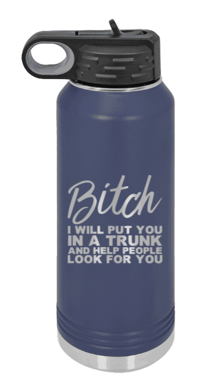 Put You In A Truck - 32oz Mug Laser Engraved- Navy