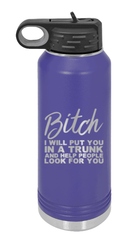 Put You In A Truck - 32oz Mug Laser Engraved- Purple