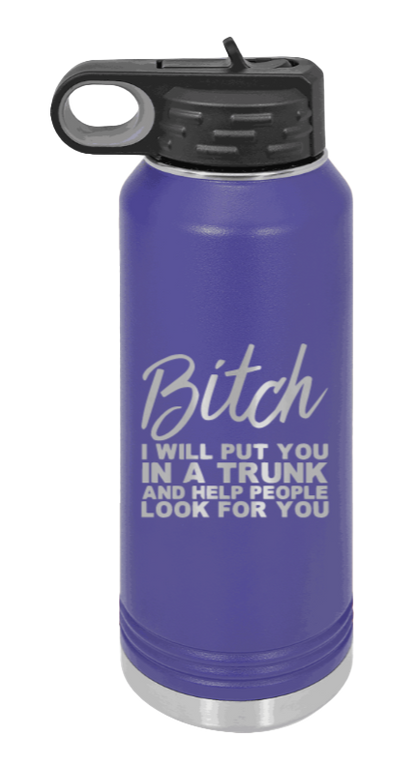 Put You In A Truck - 32oz Mug Laser Engraved- Purple