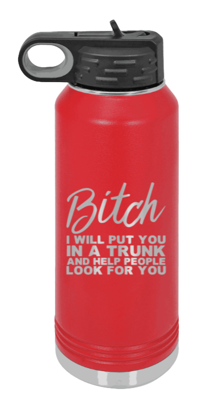 Put You In A Truck - 32oz Mug Laser Engraved- Red