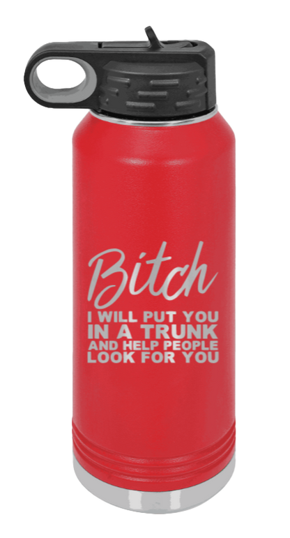 Put You In A Truck - 32oz Mug Laser Engraved- Red