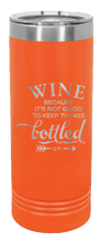 Load image into Gallery viewer, Wine Bottled Up Laser Engraved Skinny Tumbler (Etched)
