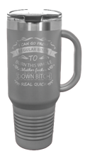 Load image into Gallery viewer, Regular Bitch 40oz Handle Mug Laser Engraved
