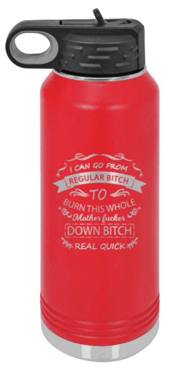 Regular Bitch - 32oz Mug Laser Engraved- Red