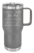 Load image into Gallery viewer, Just Enough Fucks Laser Engraved Mug (Etched)
