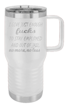 Load image into Gallery viewer, Just Enough Fucks Laser Engraved Mug (Etched)
