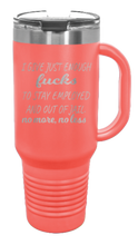 Load image into Gallery viewer, Just Enough Fucks 40oz Handle Mug Laser Engraved
