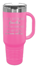 Load image into Gallery viewer, Just Enough Fucks 40oz Handle Mug Laser Engraved
