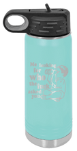 Load image into Gallery viewer, Who The Fuck Asked You Laser Engraved Water Bottle (Etched)
