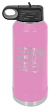 Load image into Gallery viewer, Who The Fuck Asked You Laser Engraved Water Bottle (Etched)
