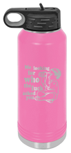 Load image into Gallery viewer, Who The Fuck Asked You Laser Engraved Water Bottle (Etched)
