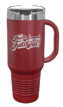 Load image into Gallery viewer, Fuck Around And Find Out 3 40oz Handle Mug Laser Engraved
