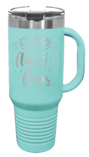 Load image into Gallery viewer, Life Is Better In Flip Flops  40oz Handle Mug Laser Engraved
