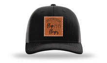 Load image into Gallery viewer, Life Is Better In Flip Flops Leather Patch Richardson 112 Hat
