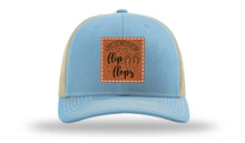 Load image into Gallery viewer, Life Is Better In Flip Flops Leather Patch Richardson 112 Hat
