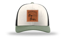 Load image into Gallery viewer, Life Is Better In Flip Flops Leather Patch Richardson 112 Hat
