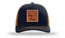 Load image into Gallery viewer, Life Is Better In Flip Flops Leather Patch Richardson 112 Hat
