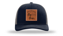 Load image into Gallery viewer, Life Is Better In Flip Flops Leather Patch Richardson 112 Hat
